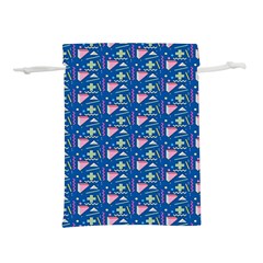 Memphis Pattern Lightweight Drawstring Pouch (s)