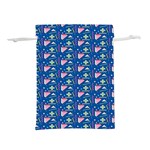 Memphis Pattern Lightweight Drawstring Pouch (S) Back
