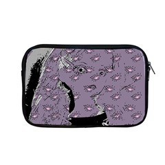 Wide Eyed Girl Grey Lilac Apple Macbook Pro 13  Zipper Case by snowwhitegirl