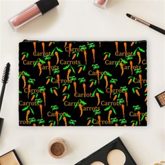 Carrots Pattern Cosmetic Bag (large)