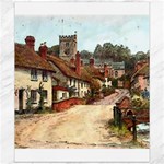 East Budleigh Devon Uk Vintage Old Canvas 20  x 24  19.57 x23.15  Canvas - 1
