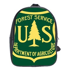 Flag Of The U S  Forest Service School Bag (xl) by abbeyz71