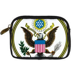 Great Seal Of The United States - Obverse  Digital Camera Leather Case by abbeyz71
