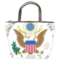 Seal Of Supreme Court Of United States Bucket Bag by abbeyz71