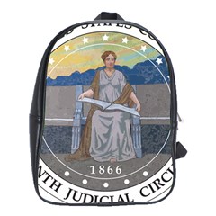 Seal Of United States Court Of Appeals For Ninth Circuit  School Bag (xl) by abbeyz71