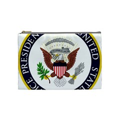 Seal Of Vice President Of The United States Cosmetic Bag (medium) by abbeyz71