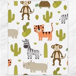 Cute Safari Animals Seamless Pattern Canvas 16  x 20  15.75 x19.29  Canvas - 1