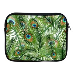 Peacock Feathers Pattern Apple Ipad 2/3/4 Zipper Cases by Vaneshart