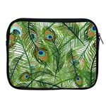 Peacock Feathers Pattern Apple iPad 2/3/4 Zipper Cases Front