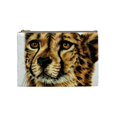 Cheetah Cosmetic Bag (medium) by ArtByThree