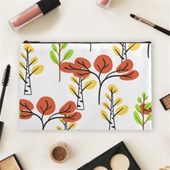 Tree Autumn Forest Landscape Cosmetic Bag (large)