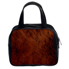 Fur Skin Bear Classic Handbag (two Sides) by HermanTelo