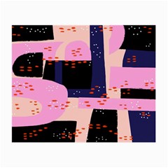 Vibrant Tropical Dot Patterns Small Glasses Cloth