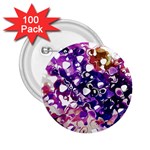 Paint Texture Purple Watercolor 2.25  Buttons (100 pack)  Front