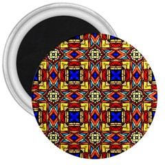 Stained Glass Pattern Texture 3  Magnets