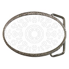 Circle Vector Background Abstract Belt Buckles by Bajindul