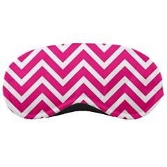 Chevrons Zigzag Pattern Design Pink White Sleeping Mask