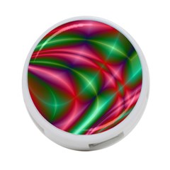 Background Fractal Shining Elegant 4-port Usb Hub (two Sides)
