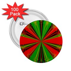 Abstract Art Fractal Modern Art 2 25  Buttons (100 Pack) 