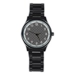 Pattern 1776806 960 720 Stainless Steel Round Watch Front