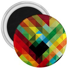 Pattern Colorful Geometry Abstract Wallpaper 3  Magnets