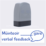 Verbal Feedback Stamp 1.4 x0.5  Stamp