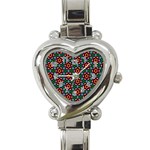 Pattern  Heart Italian Charm Watch Front