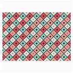 Romboidal Vector Pattern Large Glasses Cloth Front