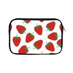 Seamless Pattern Fresh Strawberry Apple Ipad Mini Zipper Cases by Vaneshart