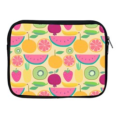 Seamless Pattern With Fruit Vector Illustrations Gift Wrap Design Apple Ipad 2/3/4 Zipper Cases by Vaneshart
