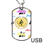 Lux2 Dog Tag USB Flash (One Side) Front
