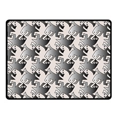 Seamless Tessellation Background Fleece Blanket (small)