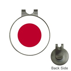 Flag Of Japan Hat Clips With Golf Markers by abbeyz71