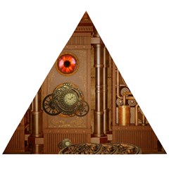 Steampunk Design Wooden Puzzle Triangle by FantasyWorld7
