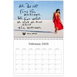 Teal Swan Wall Calendar - 2020 Feb 2020