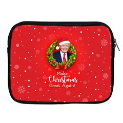 Make Christmas Great Again With Trump Face Maga Apple Ipad 2/3/4 Zipper Cases by snek