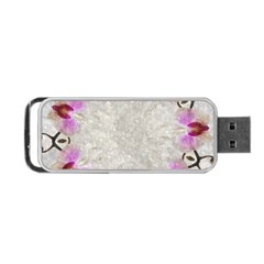 Orchidées Fleurs Abstrait Portable Usb Flash (two Sides)