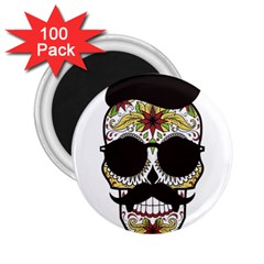 Mustache Man 2 25  Magnets (100 Pack) 