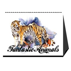Fantastic Animals Desktop Calendar 8 5  X 6 