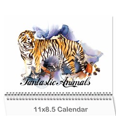 Fantastic Animals Wall Calendar 11 X 8 5 (12-months)
