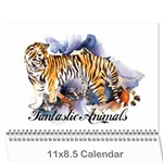 Fantastic Animals Wall Calendar 11 x 8.5 (12-Months) Cover