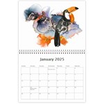 Fantastic Animals Wall Calendar 11 x 8.5 (12-Months) Jan 2025