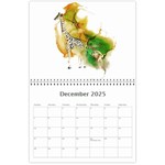 Fantastic Animals Wall Calendar 11 x 8.5 (12-Months) Dec 2025