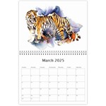 Fantastic Animals Wall Calendar 11 x 8.5 (12-Months) Mar 2025