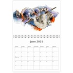 Fantastic Animals Wall Calendar 11 x 8.5 (12-Months) Jun 2025