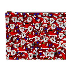 Nicholas Santa Christmas Pattern Cosmetic Bag (xl)