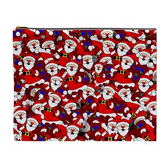 Nicholas Santa Christmas Pattern Cosmetic Bag (xl) by Wegoenart