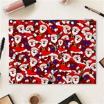 Nicholas Santa Christmas Pattern Cosmetic Bag (XL) Back