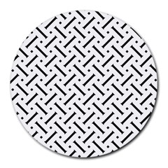 Design Repeating Seamless Pattern Geometric Shapes Scrapbooking Round Mousepads by Vaneshart