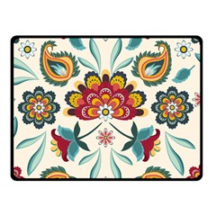 Baatik Print  Double Sided Fleece Blanket (small) 